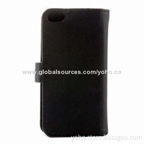 Cases for iPhone 5/5S/5C, Good Quality Stitching Finish, with Credit Card Slots and Bill Site
